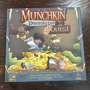 Munchkin Dungeon Side Quest Board Game - Colorful Box Art